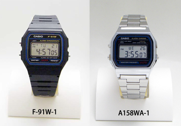 買い保障できる カシオ スタンダード A158WA-1JF